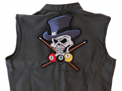 Pool Shark Skull Large Patch