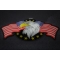 American Flag Eagle Patch diagonal view