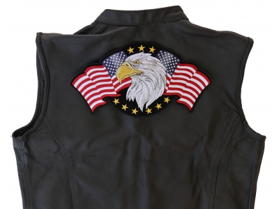 Star Spangled Banner Eagle Large Back Patch