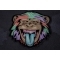 Party Animal - Color Monkey Large Back Patch Chimpanzee Patch diagonal view
