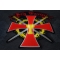Holy Warrior Christian Cross Swords and Holy Grail Patch diagonal view