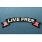 Live Free Patch diagonal view
