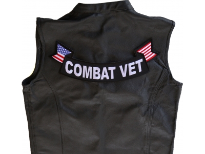 Combat Vet Extra Large Rocker Patch