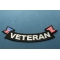 Veteran Extra Large Rocker Patch Veteran Patch diagonal view