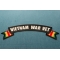 Vietnam War Vet Extra Large Rocker Patch Vietnam War Vet Patch diagonal view