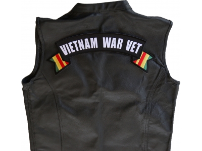 Vietnam War Vet Extra Large Rocker Patch