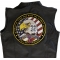Fallen Heroes POW MIA WIA KIA Memorial Large Iron on Patch Fallen Heroes Never Forget POW MIA WIA KIA In Memory of Those Who Made The Ultimate Sacrifice Patch, Large Patriotic Patches shown on leather vest