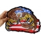 Big Claws Eagle Large Embroidered Patch American Flag Eagle and Talons Patch, Large Eagle Patches for Jackets shown on hand for size comparison