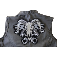 Ram with Pistons Large Back Patch