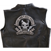 Guns don't kill people Dads with Pretty Daughters Do Large Back Patch