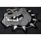 Bulldog Large Iron on Back Patch Bulldog Patch diagonal view