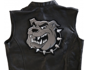 Bulldog Large Iron on Back Patch