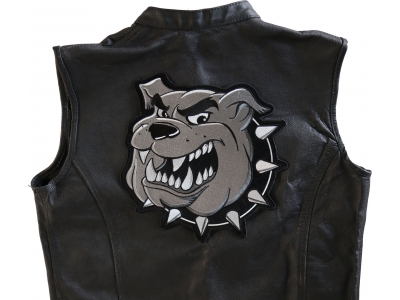 Bulldog Large Iron on Back Patch
