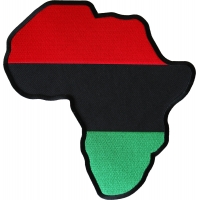 Large African Map Back Patch