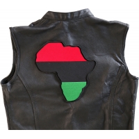 Large African Map Back Patch Large African Map Back Patch