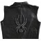 Large Iron on Spider Patch Spider Patch, Large Animal Patches for Jackets shown on leather vest