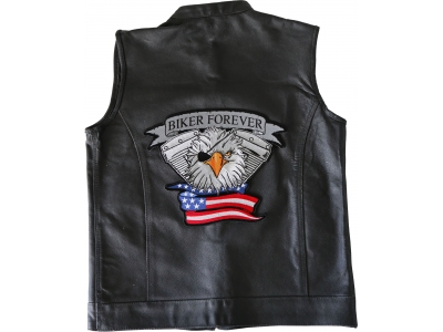 Biker Forever Eagle Large Back Patch