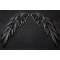 Silver Angel Wings Patch diagonal view
