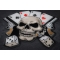 Gambler Skull Large Patch diagonal view