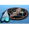 Feather Dreamcatcher Eagle Patch Medium | Embroidered Patches Eagle Patch diagonal view