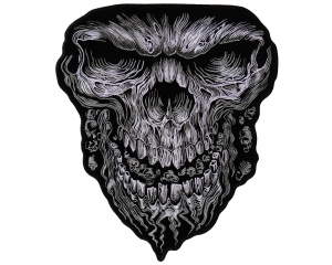 Large Vibration Skull Patch | Embroidered Patches