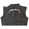  shown on leather vest
