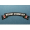 Desert Storm Rocker Patch With Flags | US Military Veteran Patches Desert Storm Vet Patch diagonal view