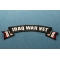 Iraq War Vet Patch diagonal view