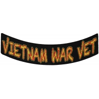 Vietnam War Vet Lower Rocker Patch | US Military Vietnam Veteran Patches
