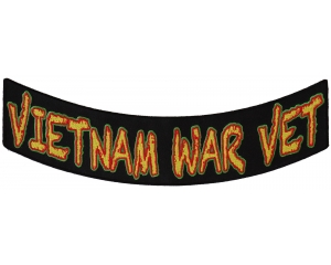 Vietnam War Vet Lower Rocker Patch | US Military Vietnam Veteran Patches