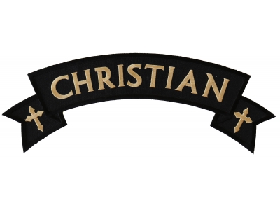 Christian Rocker Patch | Embroidered Patches