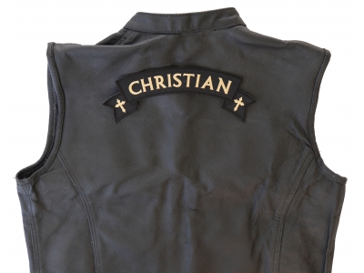 Christian Rocker Patch | Embroidered Patches