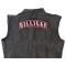 DILLIGAF Patch, Large Back Patches shown on leather vest