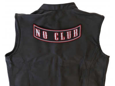 Large No Club Rocker Patch