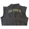  shown on leather vest