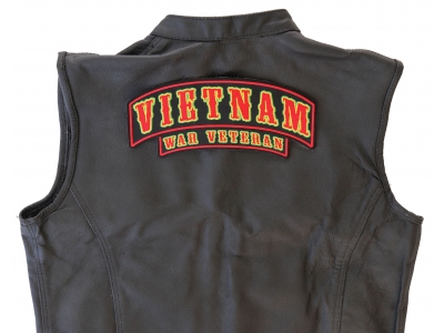 Vietnam War Veteran Rocker Large | US Military Vietnam Veteran Patches