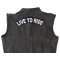  shown on leather vest