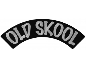Old Skool Large Rocker Patch | Embroidered Patches