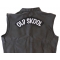  shown on leather vest