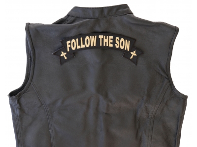 Follow The Son Large Rocker Patch | Embroidered Patches