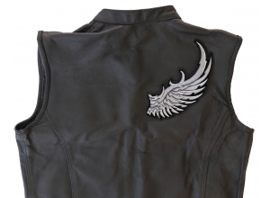 Right Silver Eagle Wing Patch | Embroidered Patches