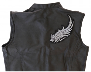 Right Silver Eagle Wing Patch | Embroidered Patches