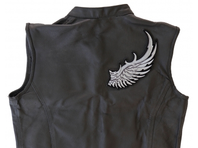 Right Silver Eagle Wing Patch | Embroidered Patches