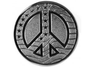 US Peace Flag Pin