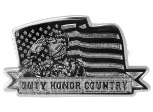 Duty Honor Country Pin