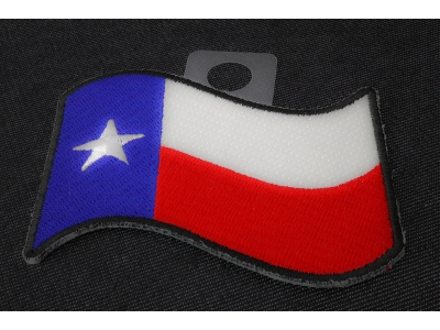 Waving Texas Flag Patch | Embroidered Patches