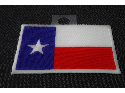 Texas Flag White Border Patch | Embroidered Patches