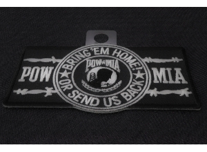 POW MIA Barbwire Patch | US Military Veteran Patches