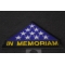 In Memoriam Folded Flag Patch diagonal view