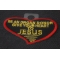Be An Organ Donor Give Your Heart To Jesus Christian Patch diagonal view